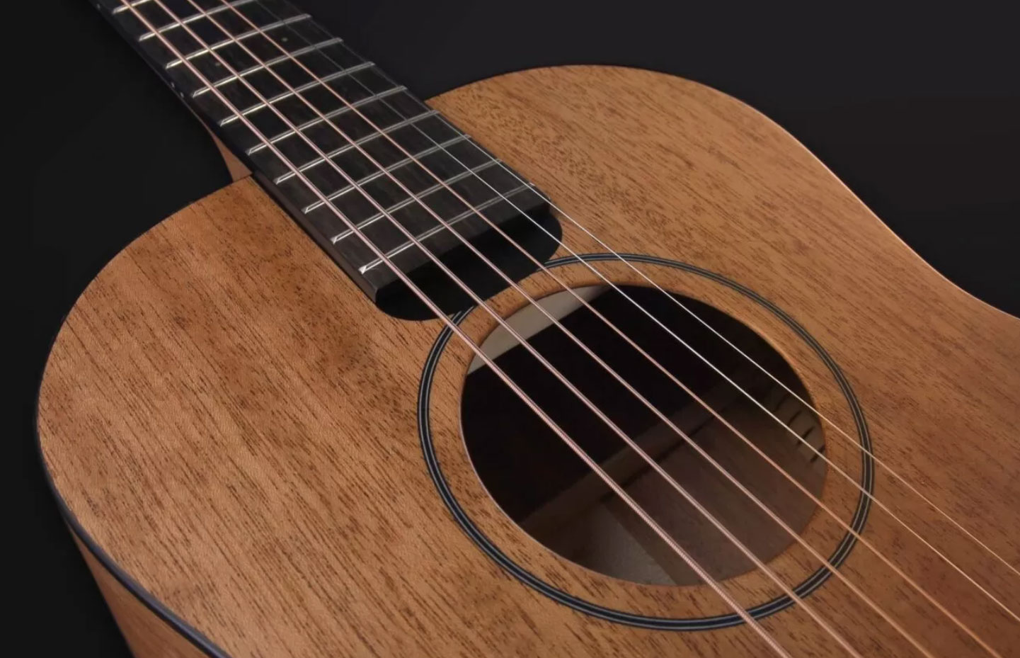 Furch Little Jane Lj 10-mm Travel Shsc Tout Acajou Eb - Natural Open-pore - Folk guitar - Variation 3