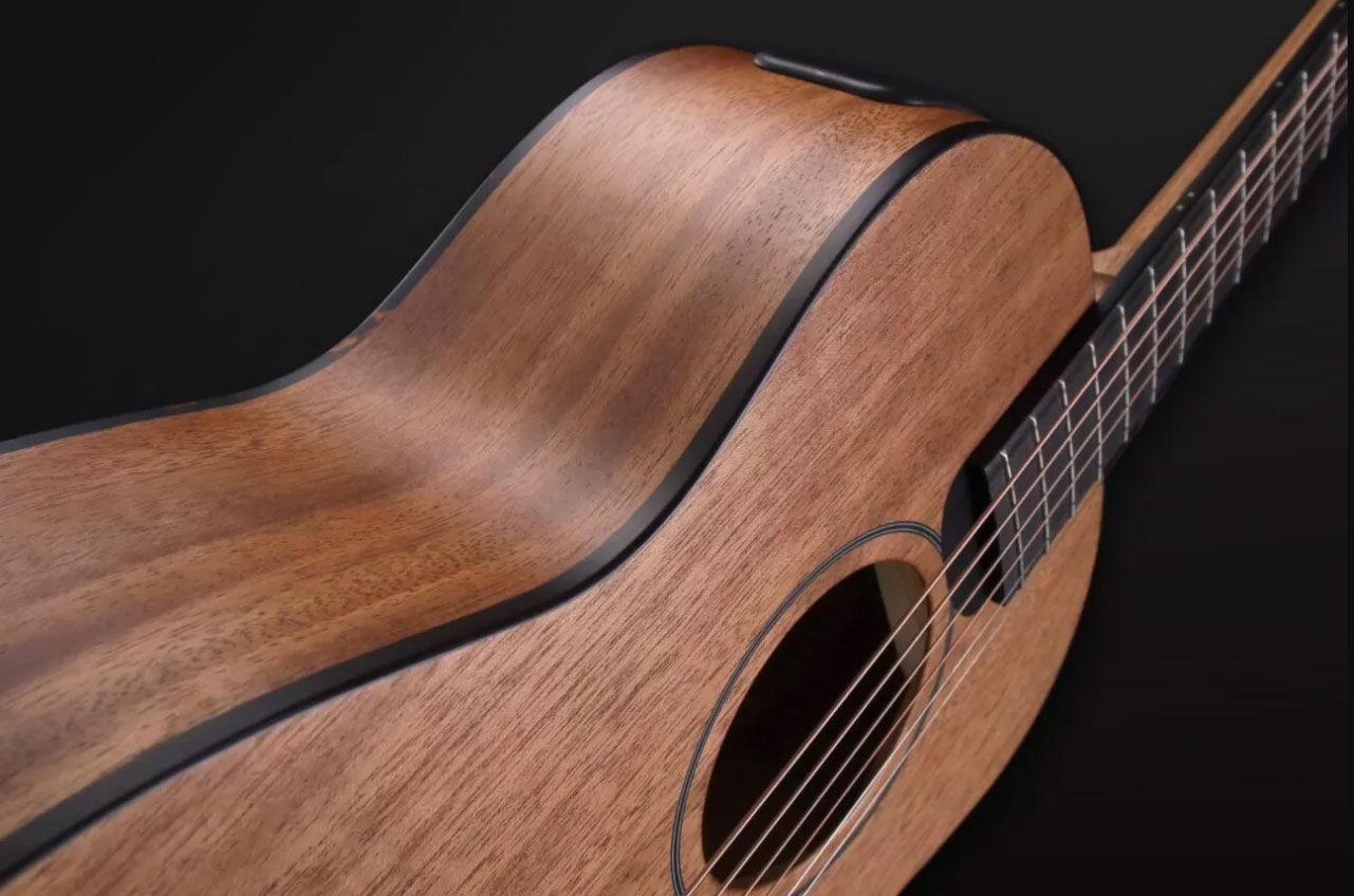 Furch Little Jane Lj 10-mm Travel Shsc Tout Acajou Eb - Natural Open-pore - Folk guitar - Variation 4