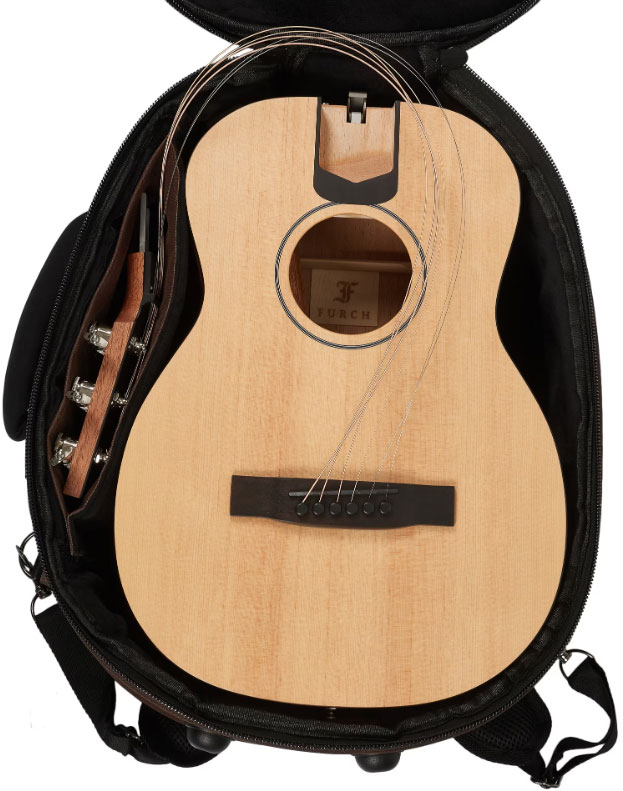 Furch Little Jane Lj 10-mm Travel Shsc Tout Acajou Eb - Natural Open-pore - Folk guitar - Variation 8