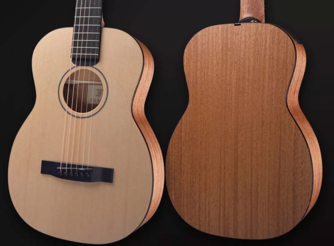 Furch Little Jane Lj 10-sm Travel Shsc Epicea Acajou Eb - Natural Open-pore - Folk guitar - Variation 9