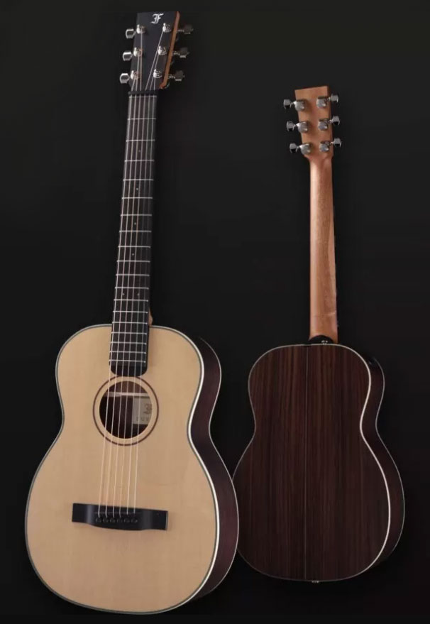 Furch Little Jane Lj 11-sr Travel Shsc Epicea Palissandre Eb - Natural Open-pore - Folk guitar - Variation 2