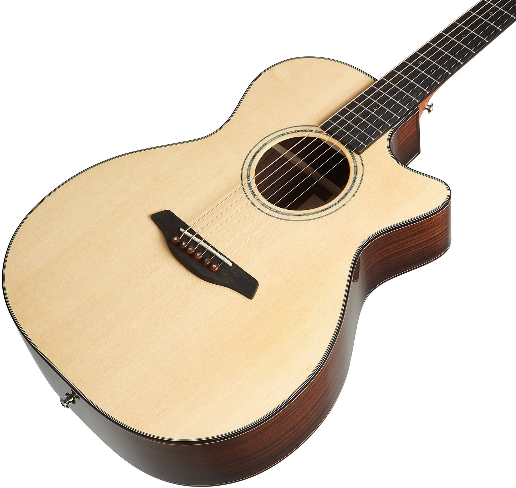 Furch Omc-sr Lrb1 Yellow Orchestra Model Epicea Palissandre Eb - Natural Full-pore - Electro acoustic guitar - Variation 2