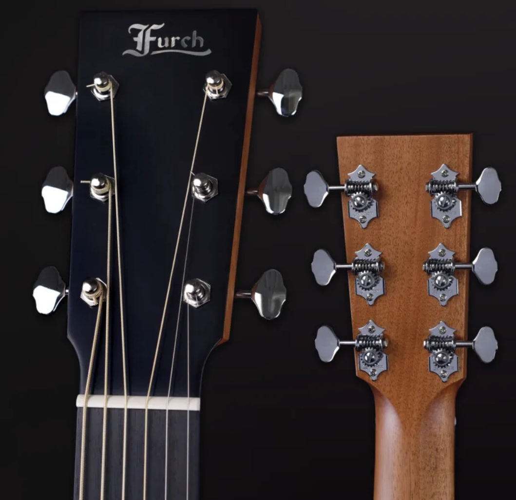Furch Vintage 1 Sm A D Dreadnought Epicea Acajou Eb - Full-pore Vintage Natural - Dreadnought guitar - Variation 3
