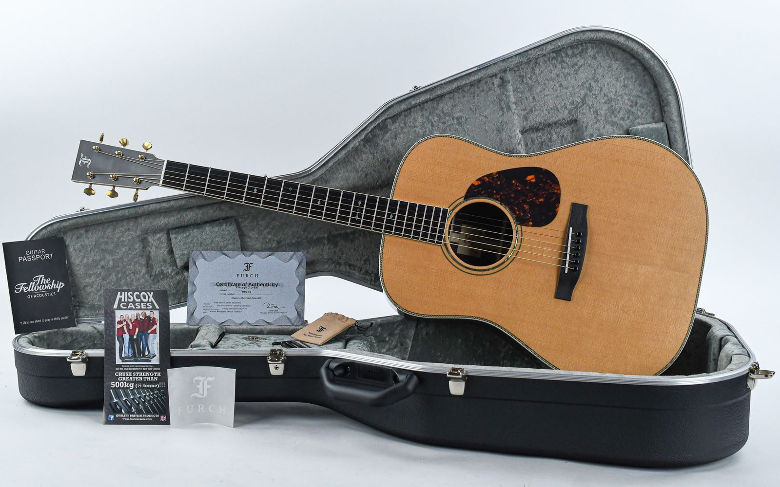 Furch Vintage 2 Sr A D Dreadnought Epicea Palissandre Eb - Full-pore Vintage Natural - Folk guitar - Variation 6