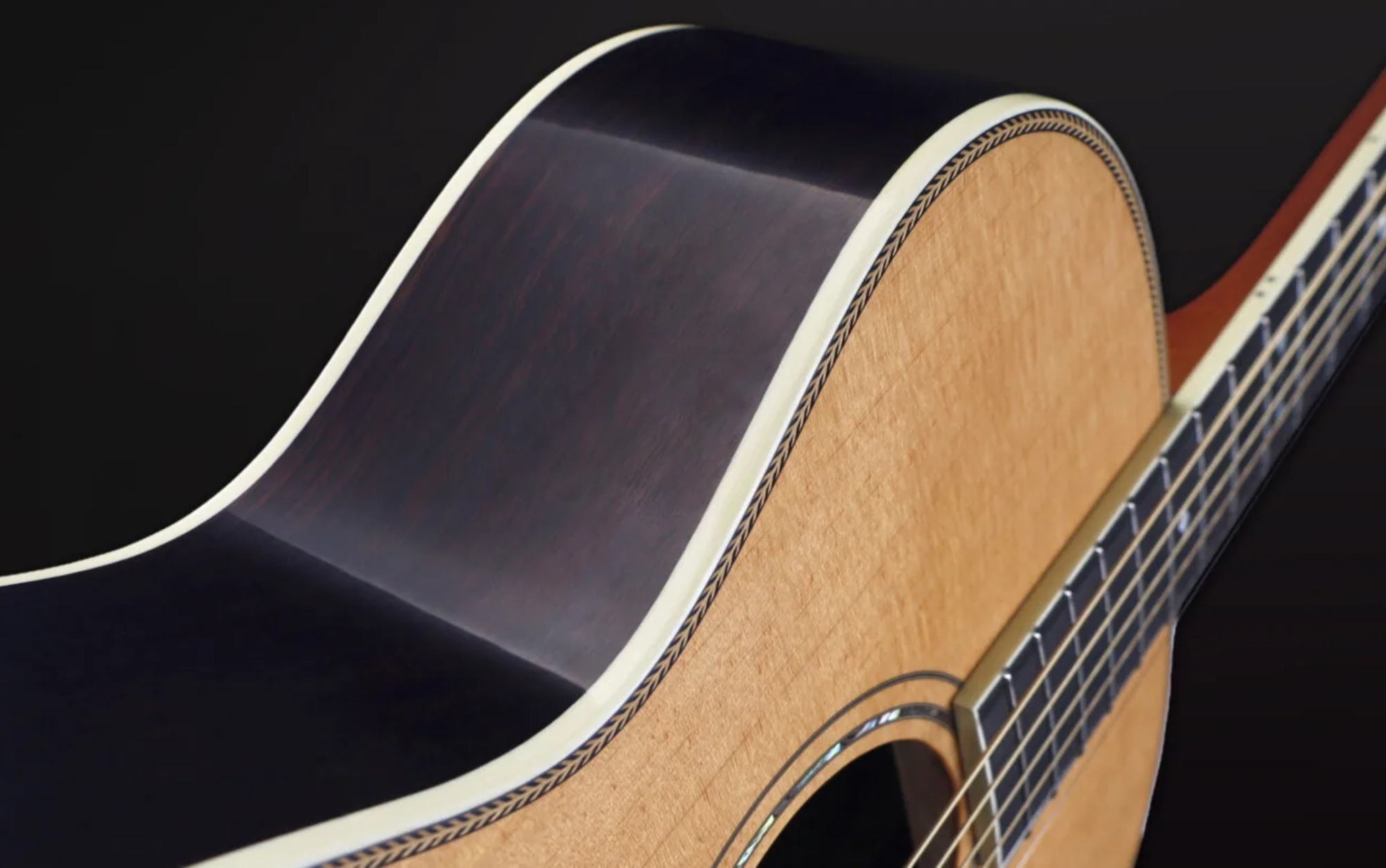 Furch Vintage 2 Sr A Om Lorchestra Epicea Palissandre Eb - Full-pore Vintage Natural - Folk guitar - Variation 3