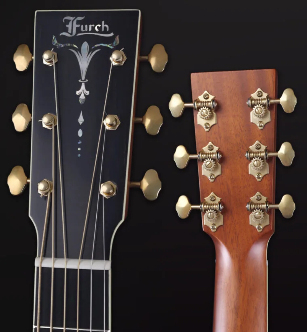 Furch Vintage 2 Sr A Om Orchestra Epicea Palissandre Eb - Full-pore Vintage Natural - Folk guitar - Variation 5
