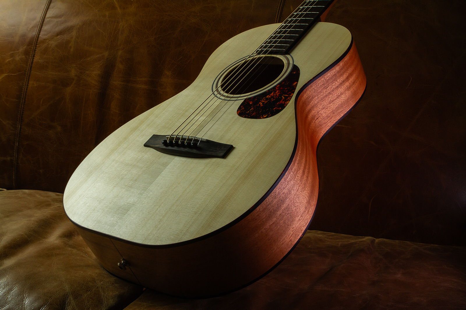 Furch Vintage Pure Em A Ooms Grand Concert Shsc Epicea Acajou Eb - Natural Open-pore - Folk guitar - Variation 3