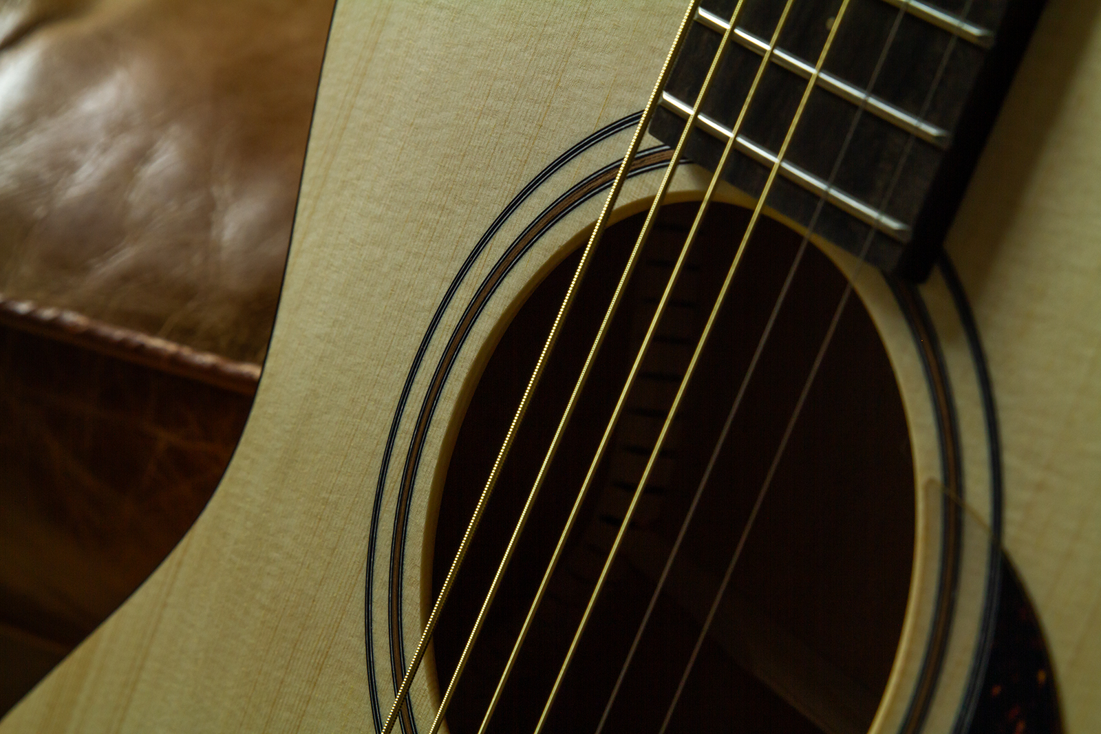 Furch Vintage Pure Em A Ooms Grand Concert Shsc Epicea Acajou Eb - Natural Open-pore - Folk guitar - Variation 5