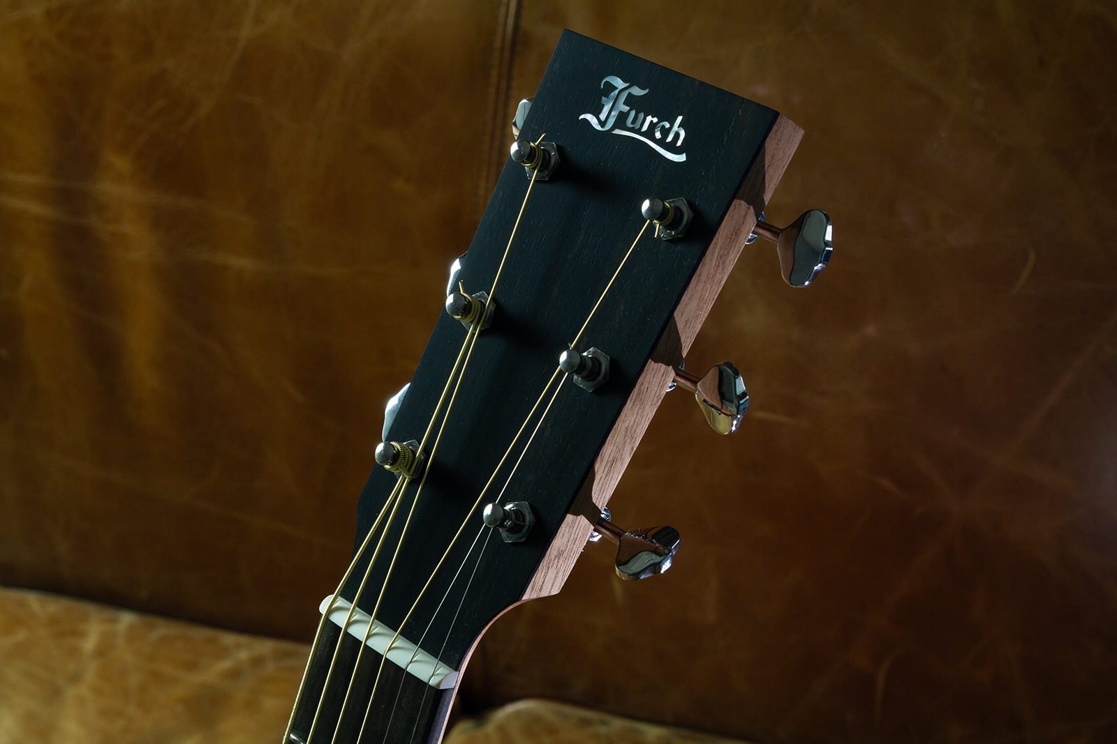 Furch Vintage Pure Em A Ooms Grand Concert Shsc Epicea Acajou Eb - Natural Open-pore - Folk guitar - Variation 6