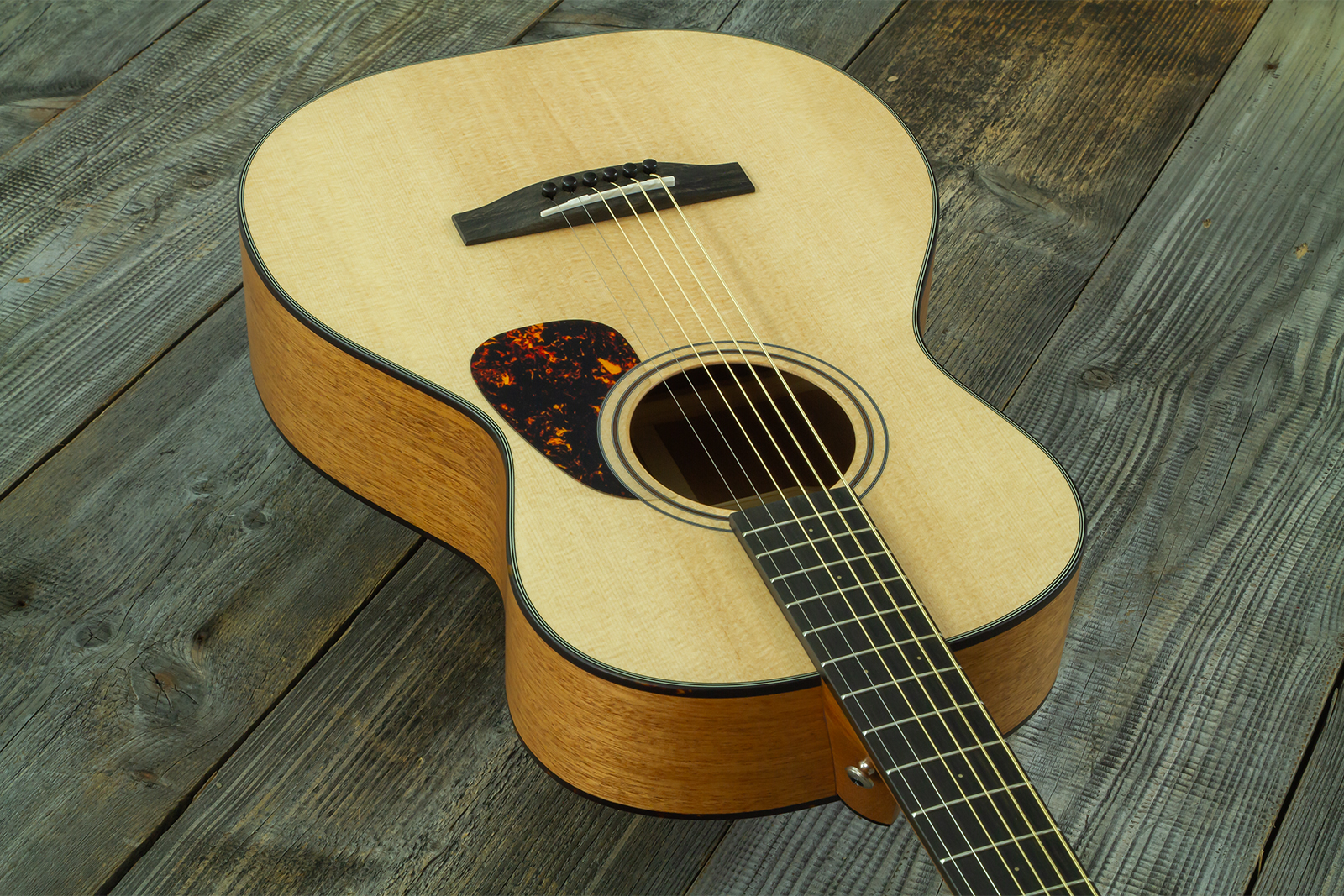 Furch Vintage Pure Sm Oom Grand Concert Shsc Epicea Acajou Eb - Natural Open-pore - Folk guitar - Variation 9