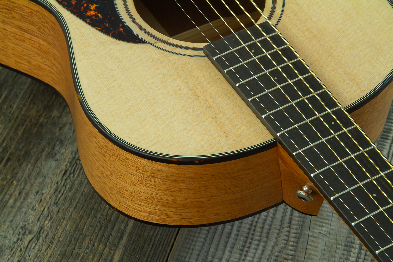 Furch Vintage Pure Sm Oom Grand Concert Shsc Epicea Acajou Eb - Natural Open-pore - Folk guitar - Variation 11