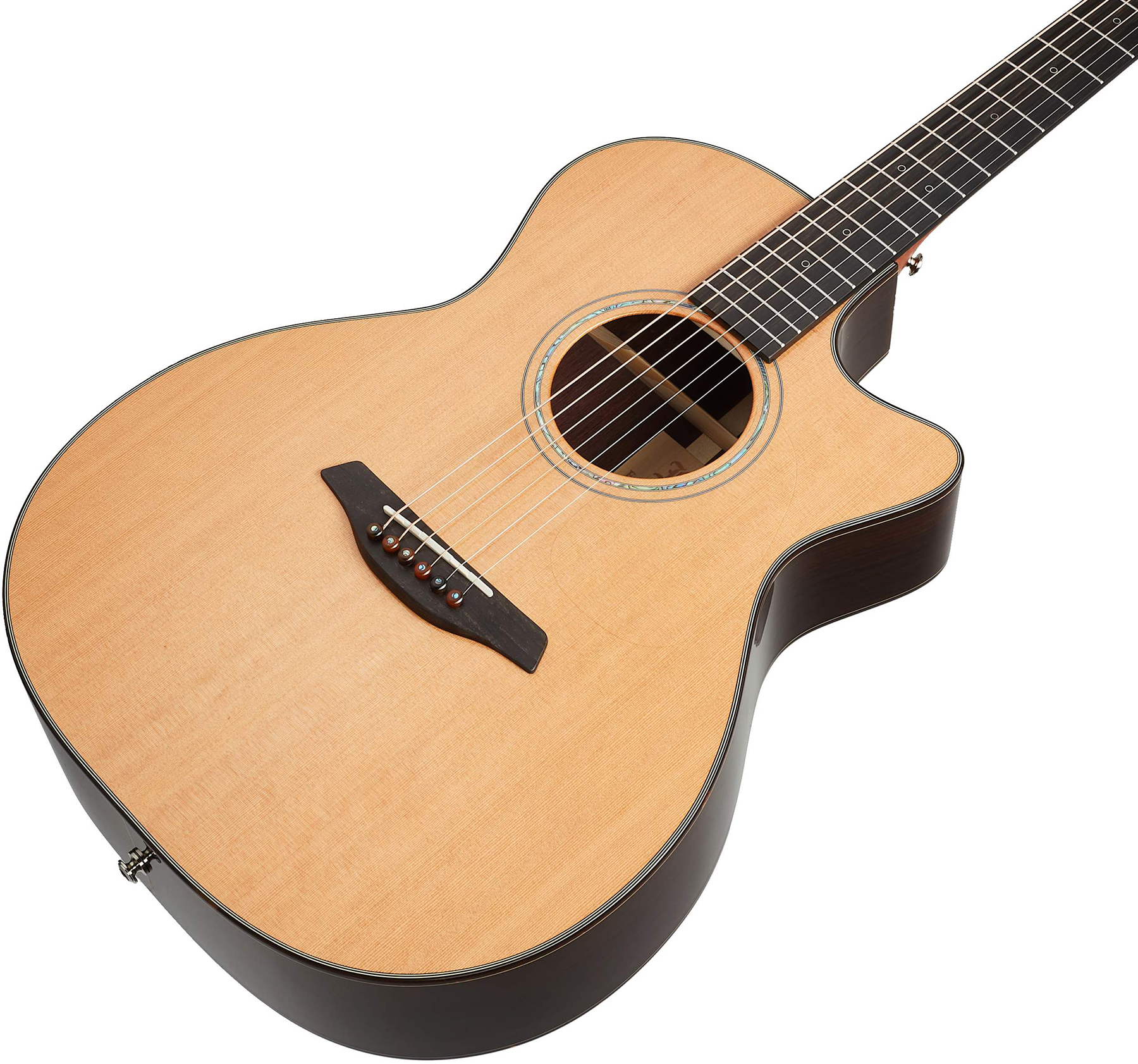 Furch Omc-cr Lrb1 Yellow Orchestra Model Cw Cedre Palissandre Eb - Natural Full-pore - Electro acoustic guitar - Variation 2