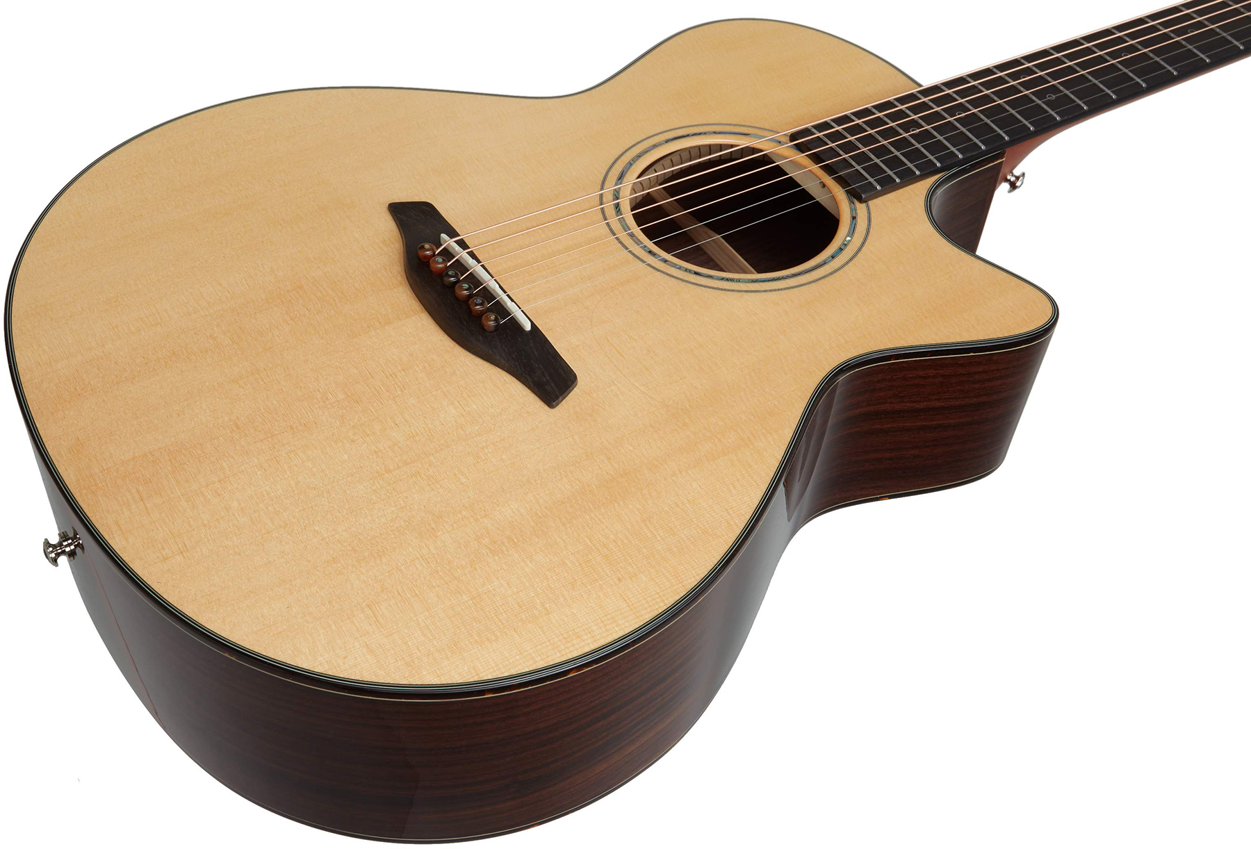 Furch Yellow Plus Gc-sr Grand Auditorium Epicea Palissandre Eb Lrb1 - Natural Full-pore - Electro acoustic guitar - Variation 2