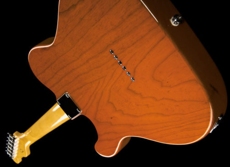 G&l Asat Classic Bluesboy Semi-hollow Tribute Hs Ht Mn - Clear Orange - Semi-hollow electric guitar - Variation 3