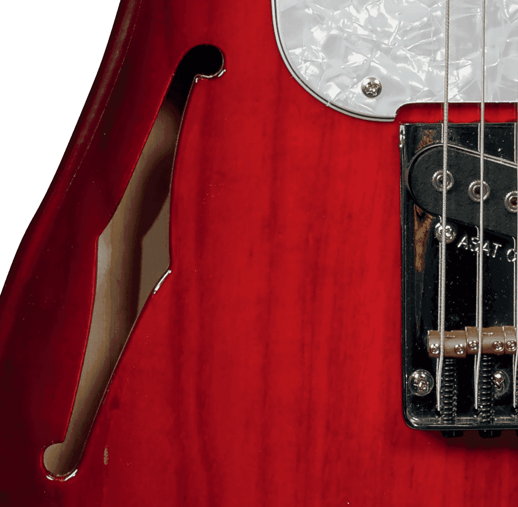 G&l Asat Classic Bluesboy Semi-hollow Tribute Hs Ht Rw - Red Burst - Semi-hollow electric guitar - Variation 2