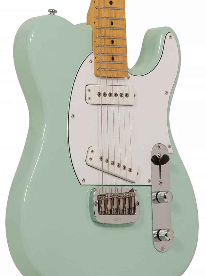 G&l Asat Special Tribute Ss Ht Mn - Surf Green - Tel shape electric guitar - Variation 2