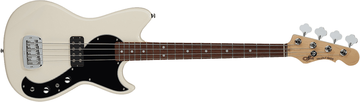 G&l Fallout Shortscale Bass Tribute Jat - Olympic White - Solid body electric bass - Main picture