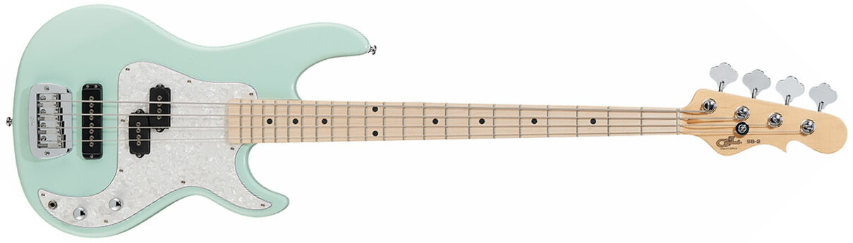 G&l Sb2 Tribute Mn - Surf Green - Solid body electric bass - Main picture