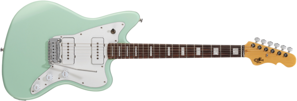 G&l Tribute Doheny - Surf Green - Retro rock electric guitar - Main picture