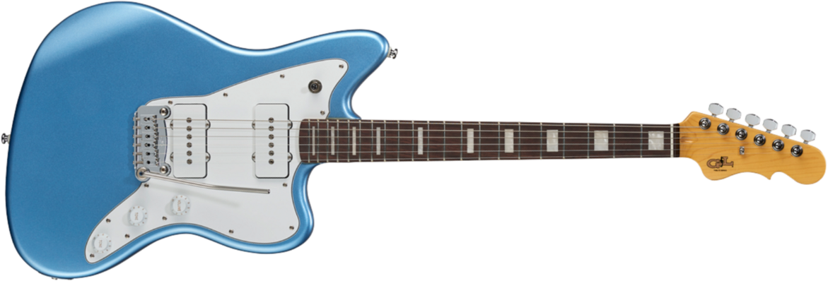G&l Tribute Doheny - Lake Placid Blue - Retro rock electric guitar - Main picture