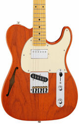 Semi-hollow electric guitar G&l Tribute ASAT Classic Bluesboy Semi-Hollow - Clear orange