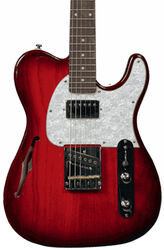 Tribute ASAT Classic Bluesboy Semi-Hollow - red burst