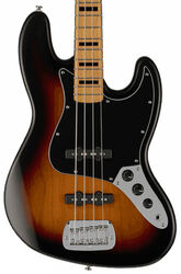 Solid body electric bass G&l Tribute JB - 3-tone sunburst