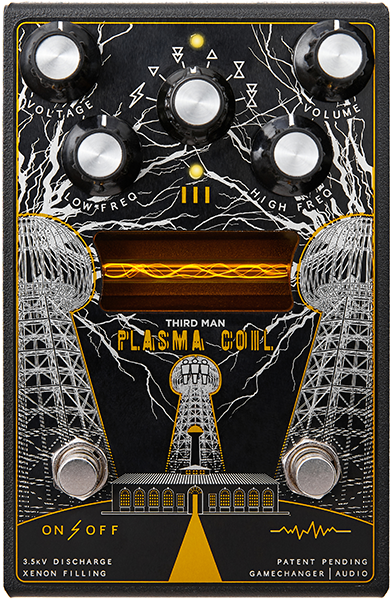 Overdrive, distortion & fuzz effect pedal Game changer PLASMA COIL