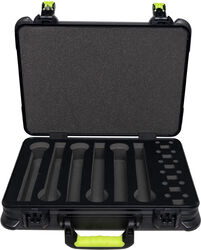Flightcase for microphone Gator frameworks MIC CASE W06 - Case for 6 Wireless Microphones