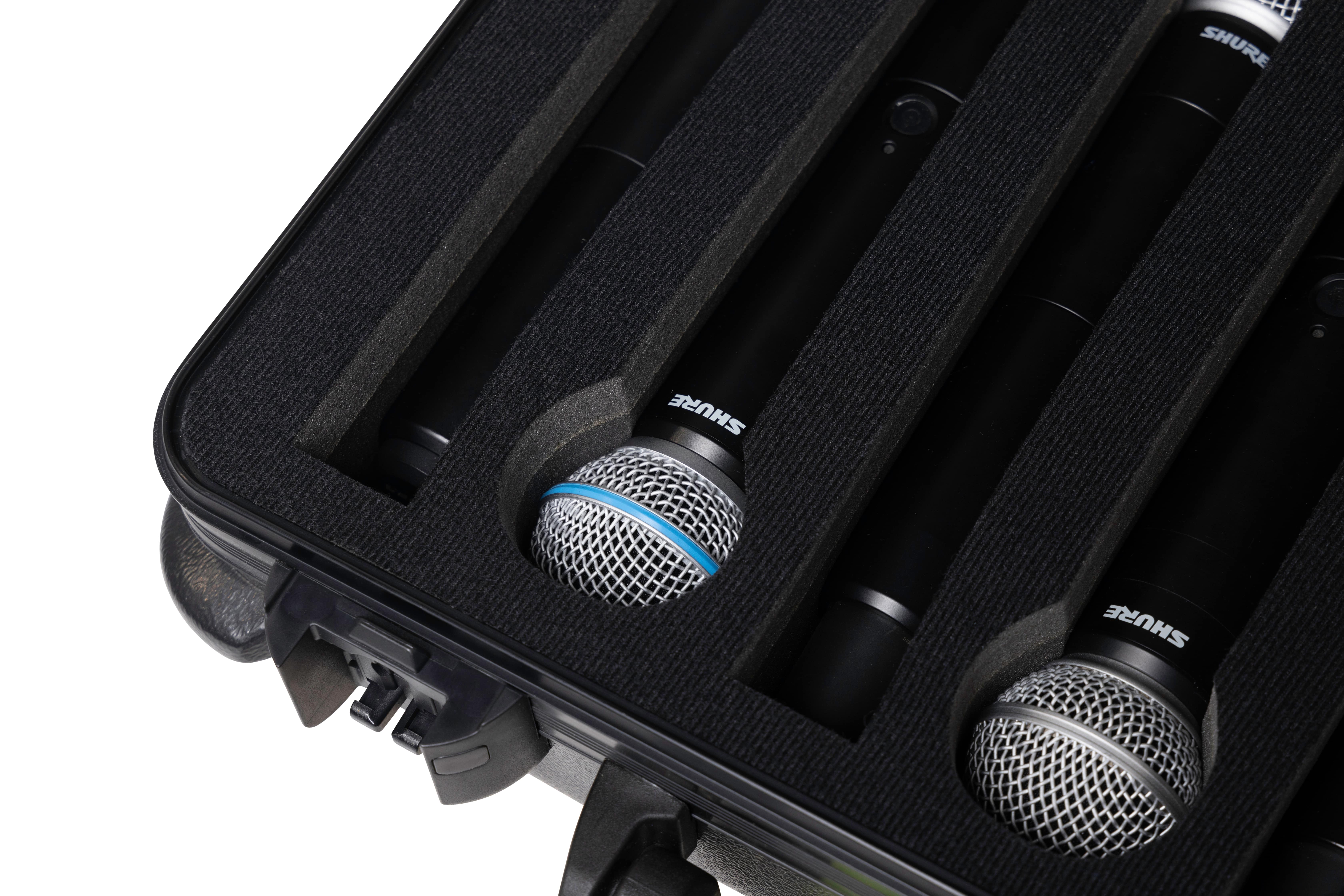 Gator Frameworks Mic Case W06 - Valise Pour 6 Micros Sans-fils - Flightcase for microphone - Variation 12