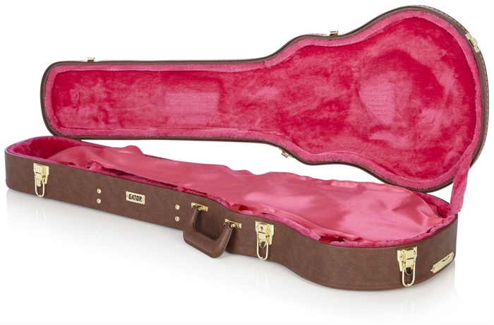 Gator Gw-lp-brown Les Paul Deluxe Wood Case - Electric guitar case - Variation 3