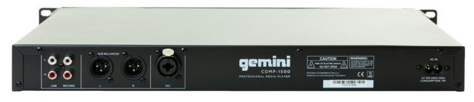 Gemini Cdmp 1500 - MP3 & CD Turntable - Variation 1