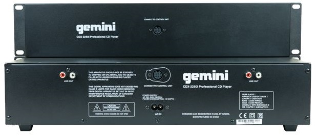 Gemini Cdx 2250 I - MP3 & CD Turntable - Variation 2