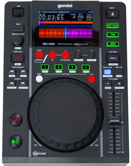 Gemini Mdj-500 - MP3 & CD Turntable - Main picture