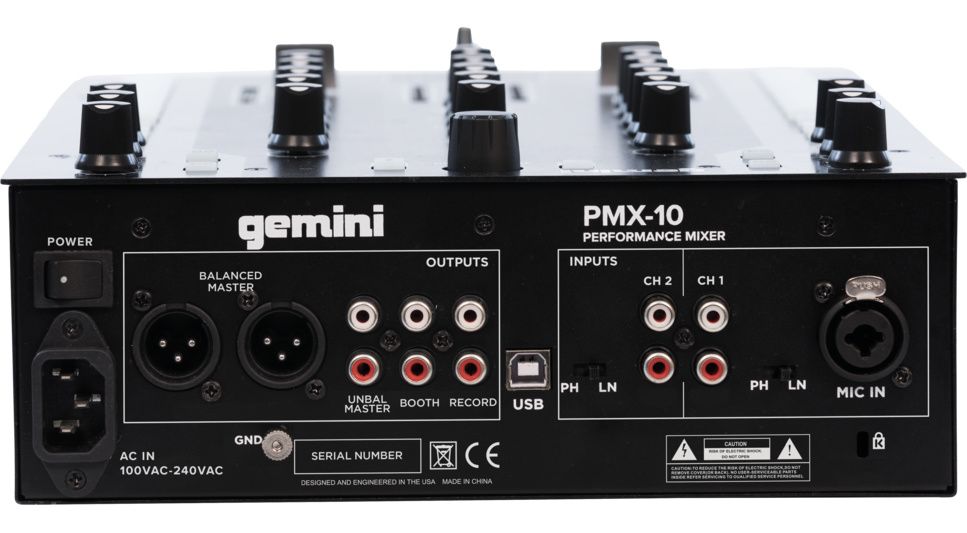Gemini Pmx 10 - DJ mixer - Variation 2