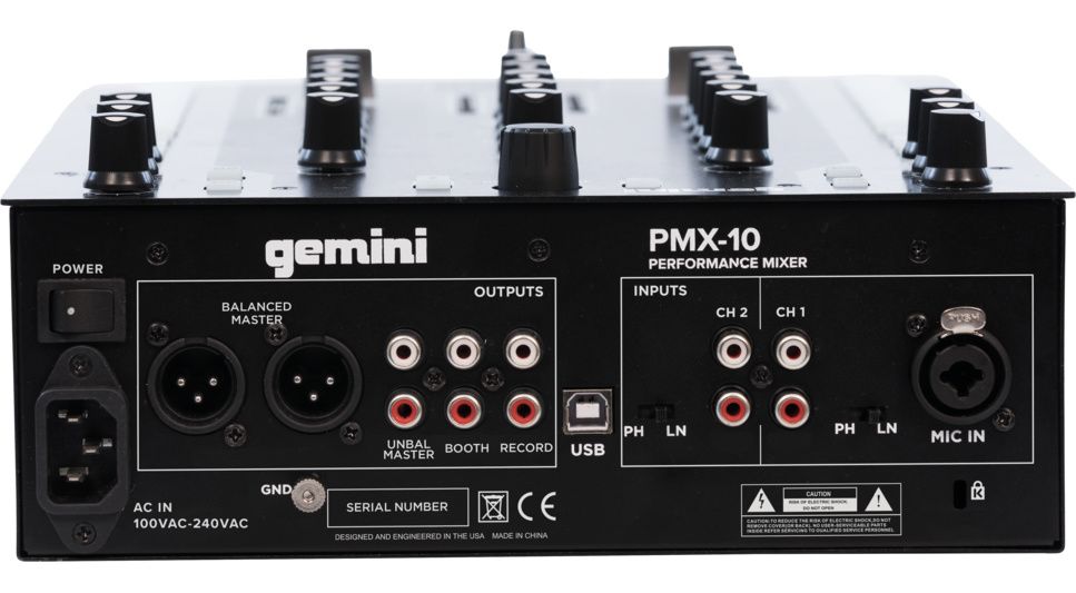 Gemini PMX 10 Dj mixer