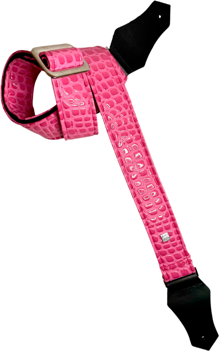 Get M Get M Aussie Gator Bubble Pink - Guitar strap - Variation 1