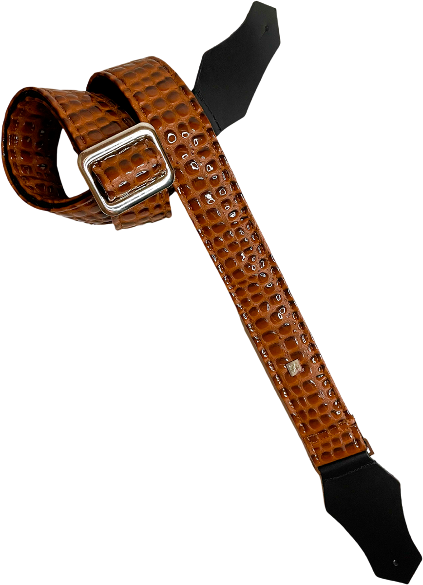 Get M Get M Aussie Gator Caramel - Guitar strap - Variation 1