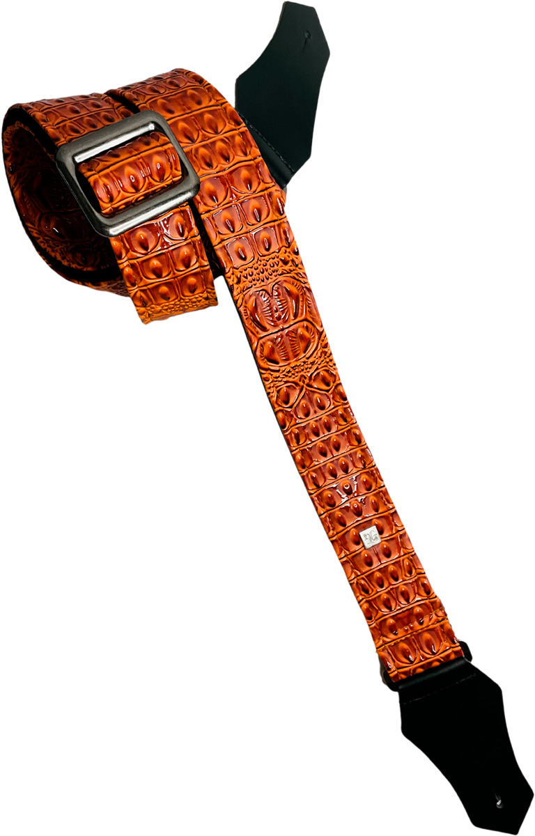 Get M Get M Aussie Gator Orange Crush - Guitar strap - Variation 1