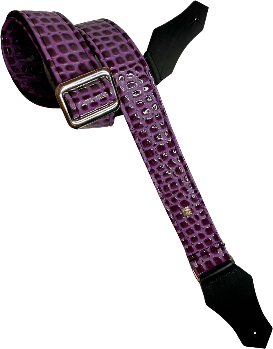 Get M Get M Aussie Gator Passion Orchid - Guitar strap - Variation 1