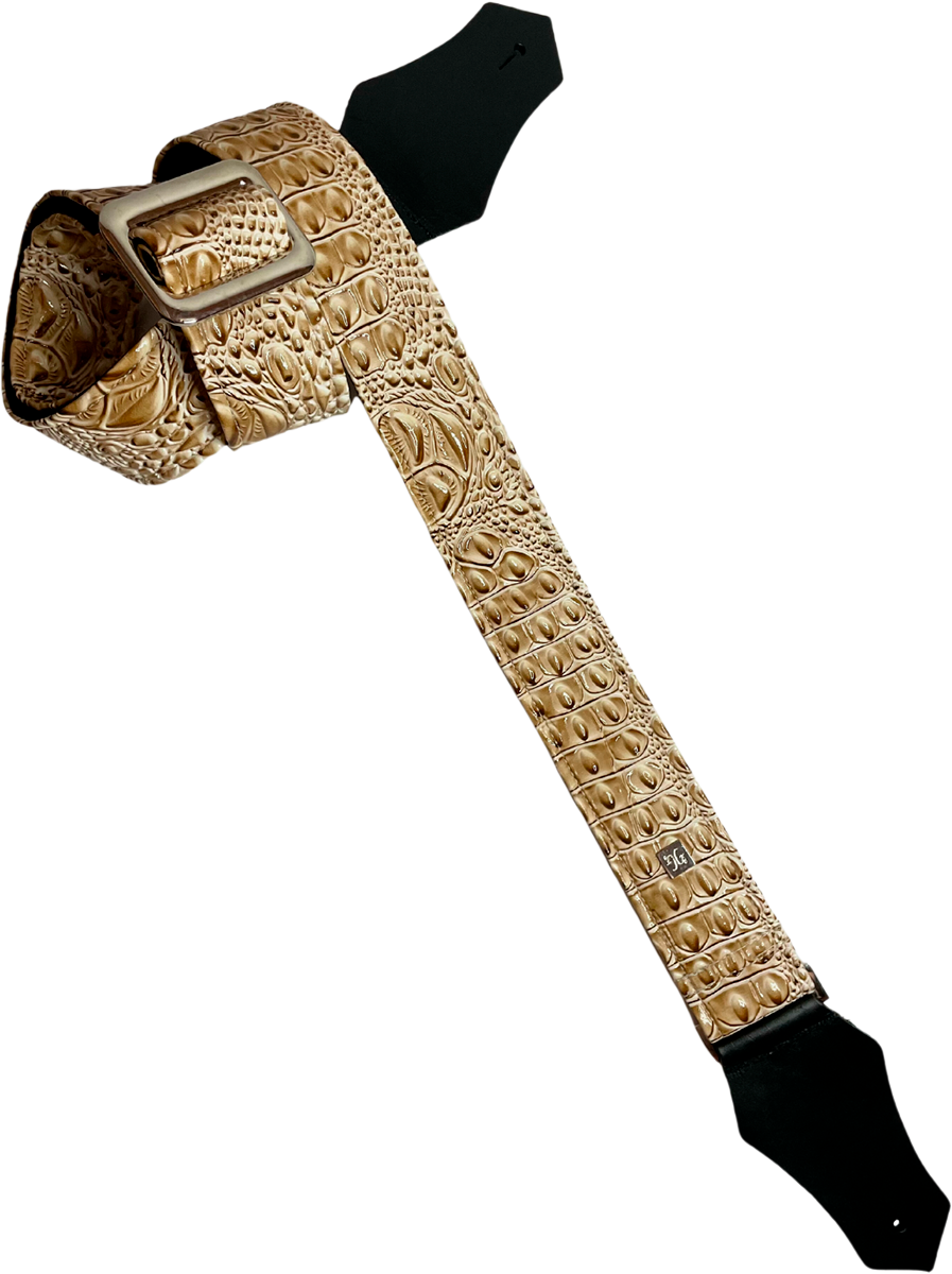 Get M Get M Aussie Gator Western Cream - Guitar strap - Variation 1