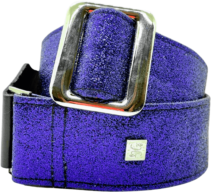 Get M Get M 2'' Gorgi Glitter Purple Hologram - Guitar strap - Main picture