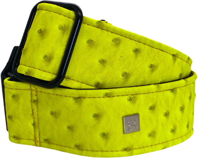 Get M Get M Ostrich Yellow - Guitar strap - Main picture