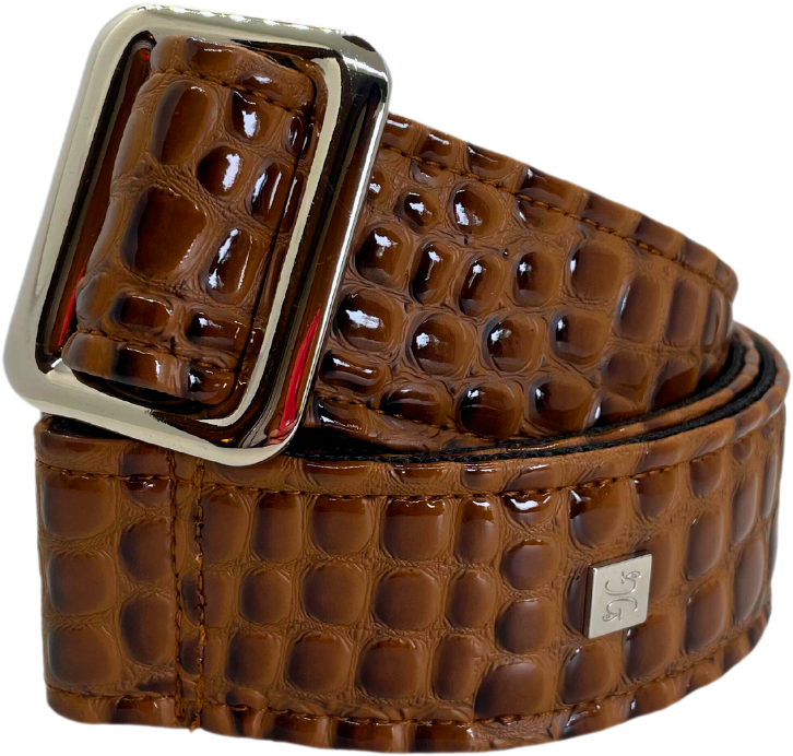 Get M Get M Aussie Gator Mocha Brown - Guitar strap - Main picture