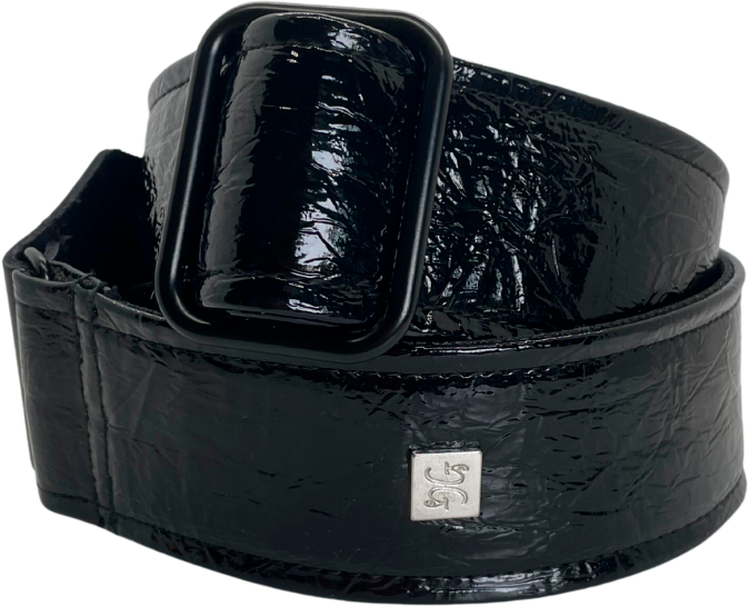 Get M Get M Distressed Vernice Black - Guitar strap - Main picture