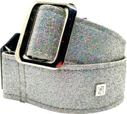 Guitar strap Get m get m                    Gorgi Glitter Silver Hologram