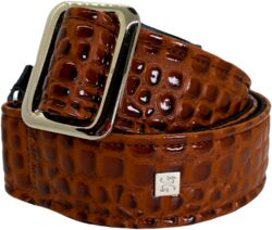 Guitar strap Get m get m Aussie Gator Caramel