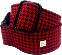 Guitar strap Get m get m                    Fly Hounds Tooth Red
