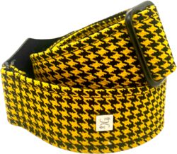 Guitar strap Get m get m                    Fly Hounds Tooth Yellow