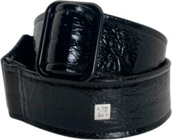Guitar strap Get m get m Distressed Vernice Black